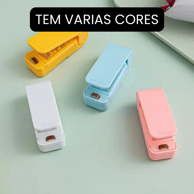 Mini selador de embalagens